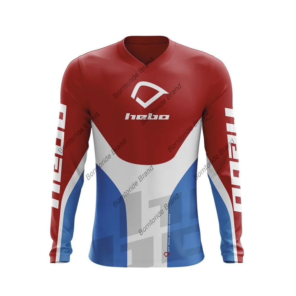 Motorcycle Bike Team 2021 Downhill Mountain Jersey MTB BMX DH Offroad Bicycle Long Sleeves Shirt Cross Country Cycling | Спорт и