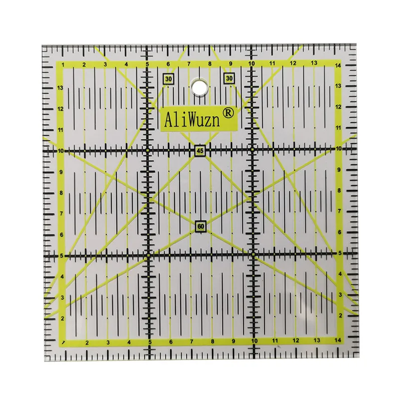ruler 15 by 15mm Нож из нержавеющей стали, круглый нож, швейные принадлежности, линейка, ножницы для рисования, для студентов, Обучающие Офисные инструменты - Цвет: ruler 15 by 15mm