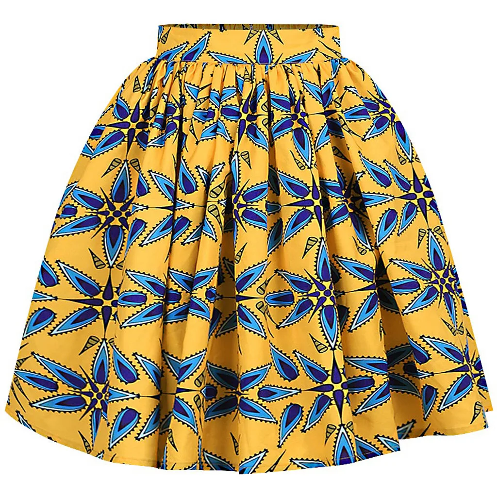 Женские юбки весна сексуальные с цифровым принтом карманами выше колена