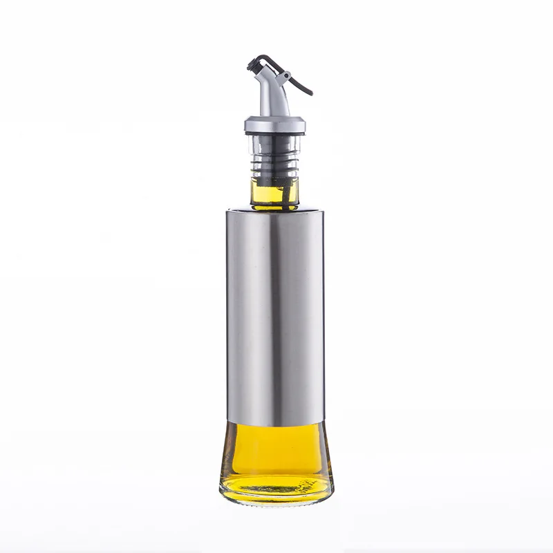 

Portable Kitchen Oil Bottle Kitchen Supplies Seasoning Bottle Vinegar Bottle Kitchen Soy Sauce Bottle Stainless Steel Oil Can