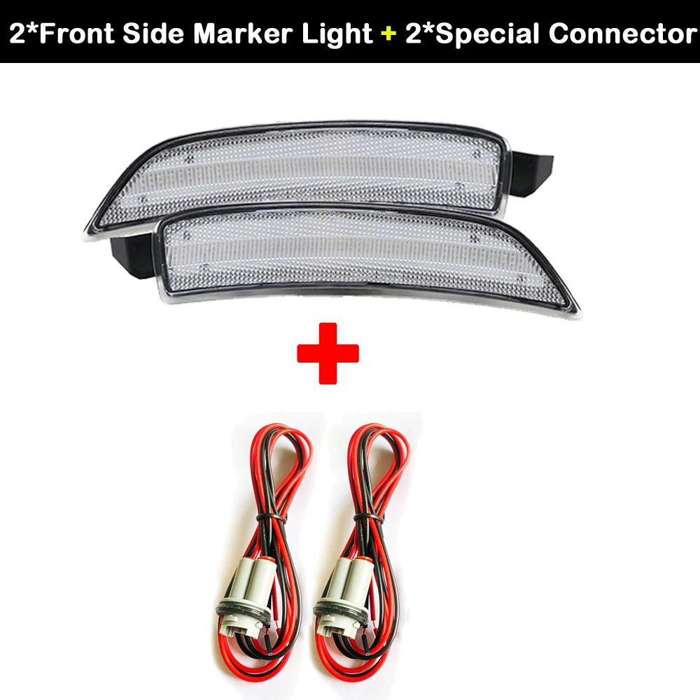 

2PCS LED Side Marker Lamps Light For Mazda Miata Mx-5 2016-2020 Fit OEM NA1J-51-5F0B NA1J-51-5E0B