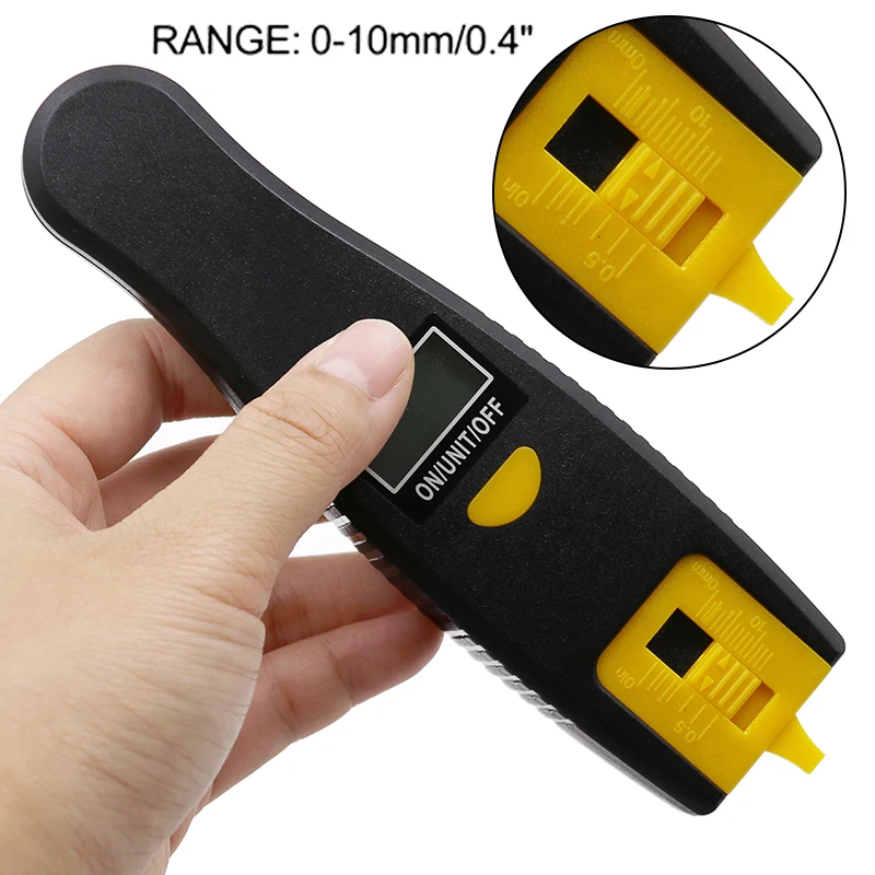 Цифровой автомобильных шин Air Давление измерителем влажности и температуры ЖК