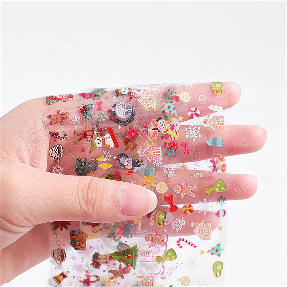 

New 4*120cm Holographic Nail Art Transfer Foil Start Sticker Starry AB Paper Wraps Adhesive Decals Nails Decoration Accessories