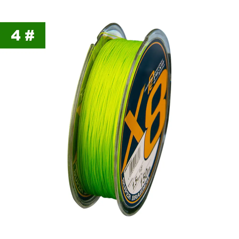 

150M 8-strand PE Braided Wire Luya Line Fishing Line for Bass Fishing Super Strong Eight Strand Fish Line