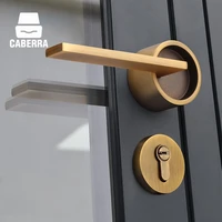 double sided door handle with lock silent lock handles gold black furniture handles bedroom handles hardware mute door handles