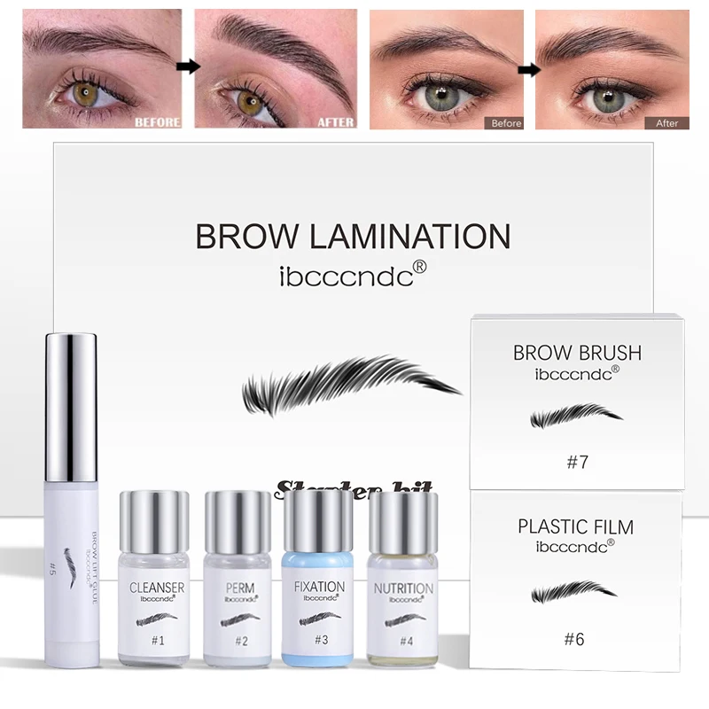 

Home Use Keratin Brow Lamination Starter Kit Eyelash Brow Lift Perming Pads Extension Kit Curling Eye lash Glue Wave Lotion