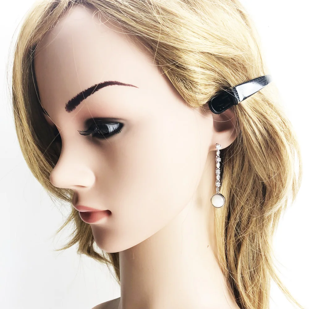 Серьги подвески в виде черной звезды европейский стиль карма хорошие модные