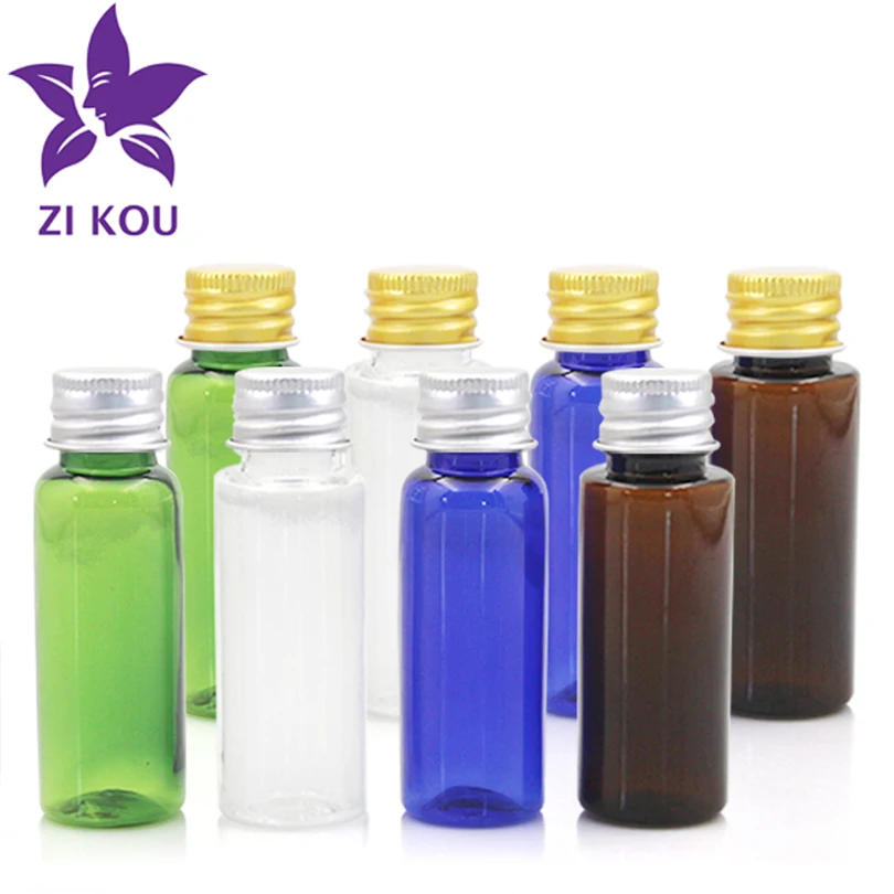 

Hot-selling high-end low-cost travel 10pcs/lot Free Shipping 20ml Color Cosmetics bottle Aluminum lid Cosmetic bottle