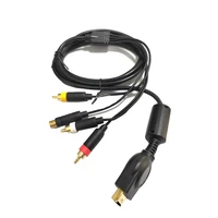 hd tv component composite audio video cable 1 8m for playstion 3 slim game cable