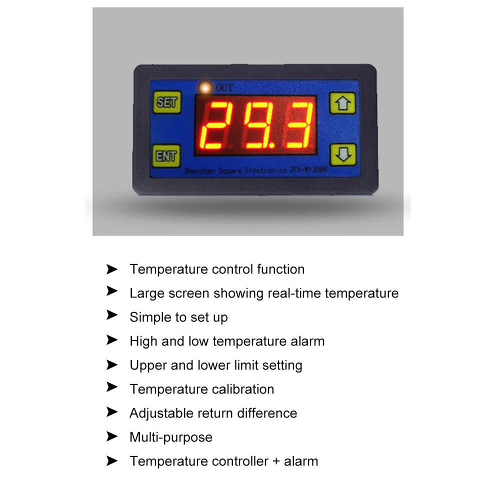 Термостат высокой децибел температуры комнатной фермы печи температурный