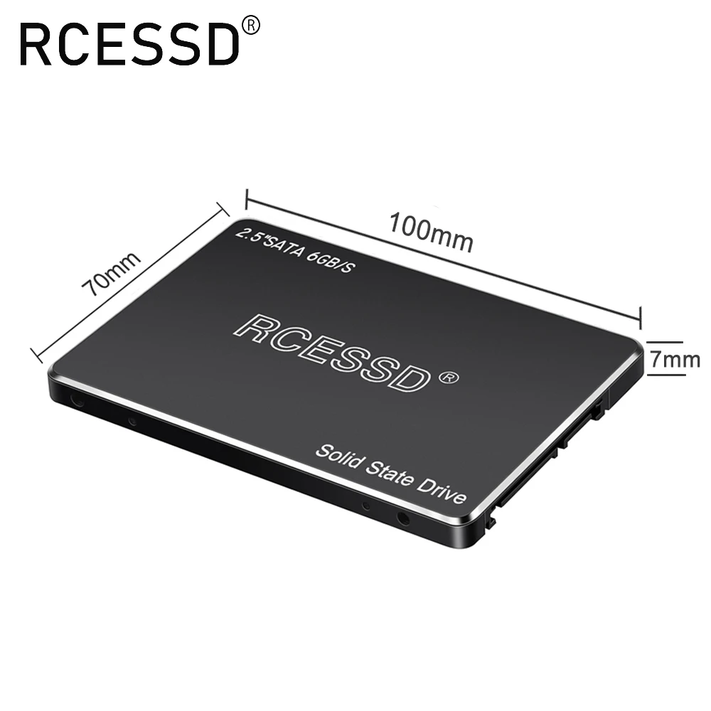 RCESSD черный SSD 128 ГБ 240 120 256 480 1 ТБ SATA3 2 5 жесткий диск &quotВнутренний твердотельный