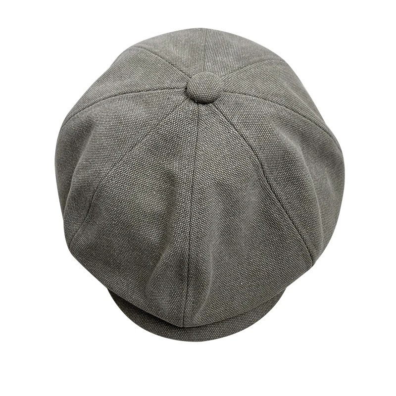 

Men's Brand Caps Denim Cap Male Gentleman Autumn Winter Beret Retro Literary Blue Octagonal Hat Stylish Women Newsboy Hat Blm370