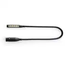 Изогнутая лампа XLR, 12 В, светодиодная лампа консольная лампа для смесителей (3-контактная, 12-В XLR) XLR