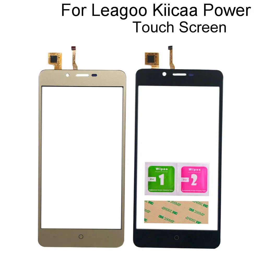 

5.0'' Mobile For Leagoo Kiicaa Power Touch Screen Glass Front Glass Panel Digitizer Panel TouchScreen Tools 3M Glue