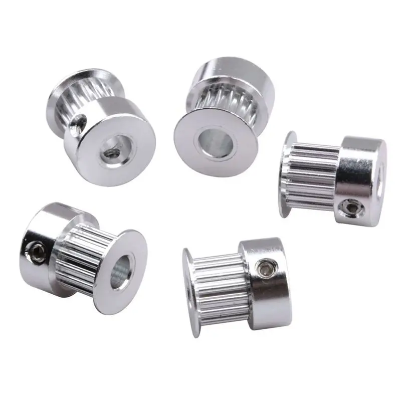 5 шт. Алюминиевый шкив ремня ГРМ GT2 20 зубцов диаметр мм ширина 6 и гаечный ключ для 3D