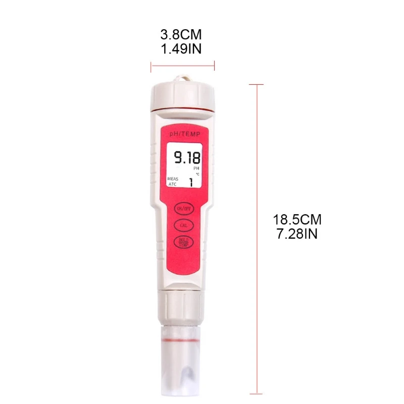 

Digital pH Thermometer & Water Quality Tester Drinking Water Pool Spa & Aquarium Professional Lab Quality Tester