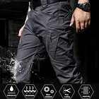 Городские военные повседневные брюки-карго, эластичные уличные армейские брюки, мужские облегающие водонепроницаемые износостойкие тактические брюки с множеством карманов