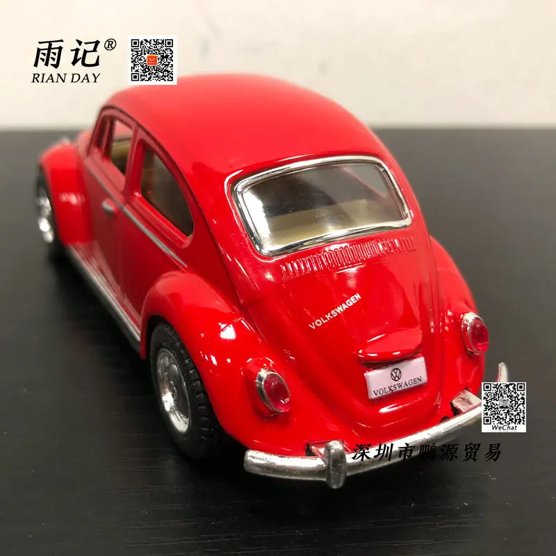 1/32 масштабная модель автомобиля игрушки 1967 Beetle Pull Back автомобиль игрушка для
