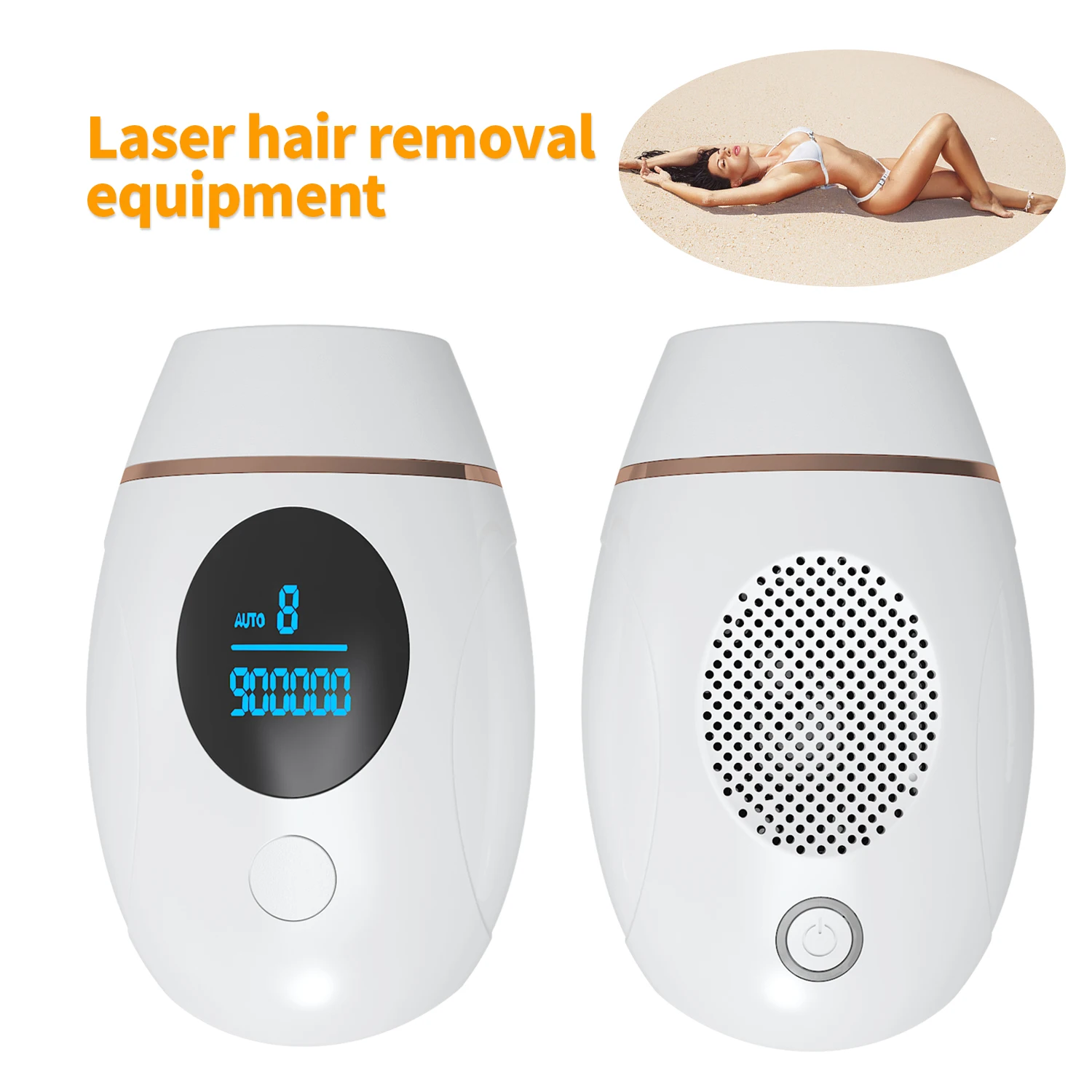 

Laser Epilator 900000 Flashes IPL Hair Removal Pulsed Light Electric Epilator Permanent Painless Photoepilator Facial Depilation