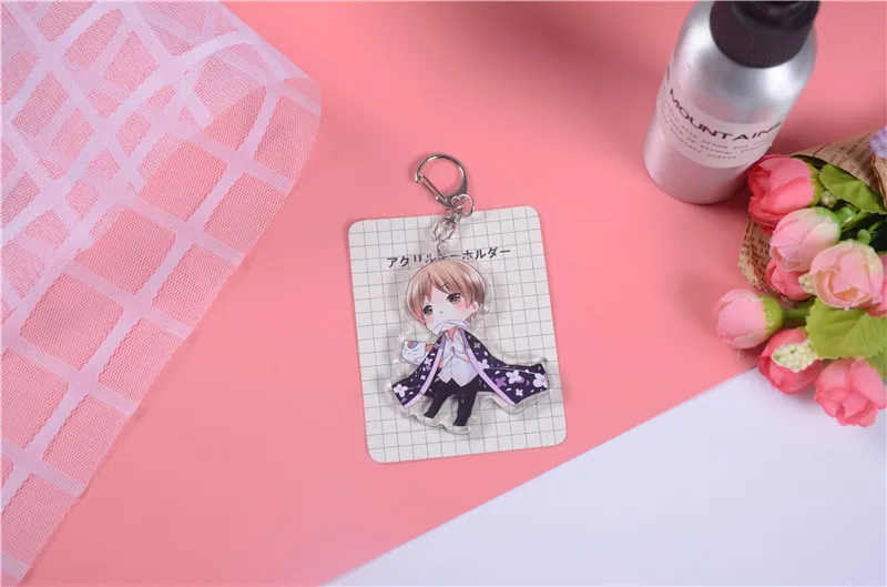 Модные Акриловые брелки для ключей COSANER natlifepo4 Yuujinchou в стиле аниме брелок с