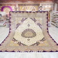 8x10 vantage classic rug large antique purple floral living room decorative carpet zqg134a
