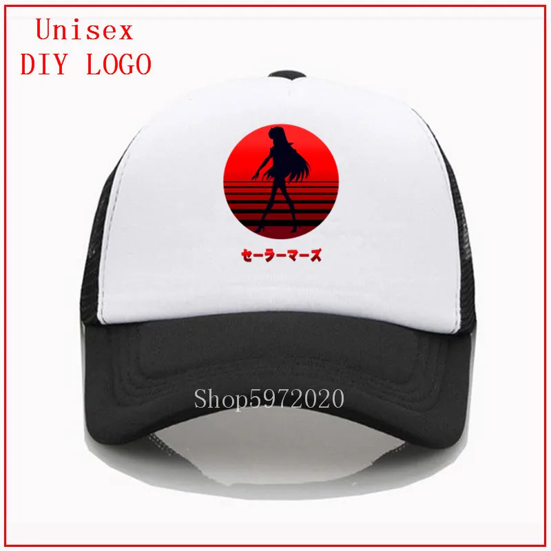 Шляпа сейлор марс Vaporwave шапка мун черная живая материя шапки для женщин и мужчин