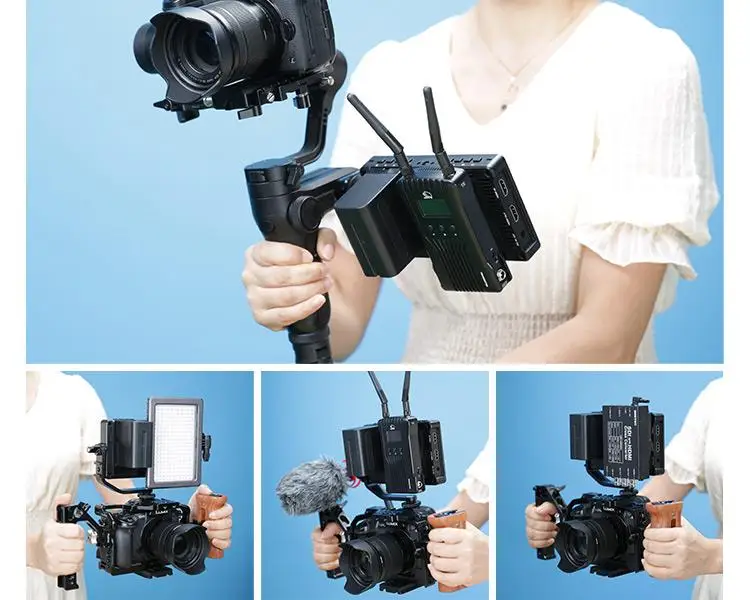 Preise FEELWORLD F5 Pro V2 5,5 Zoll Touch Screen DSLR Kamera Feld Monitor 3D LUT 4K HDMI Drahtlose übertragung LED Licht