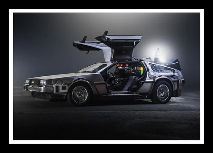 Великолепный постер JL Назад в будущее классический крутой автомобиль принты