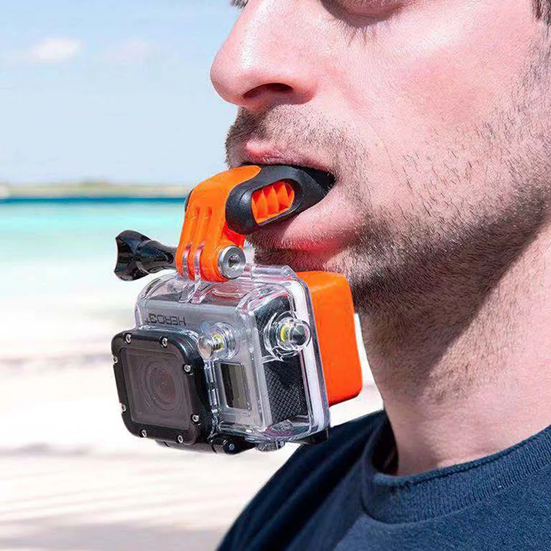 

Action Camera Teeth Braces Holder Mouth Mount Set New Surfing Shoot Surf Dummy Bite Mouth Mount Teeth Braces Holder