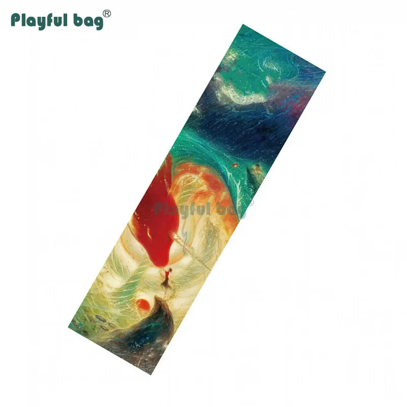 Игривый мешок 122x26 5 см скейтборд наждачная бумага красочная длинная доска сделай