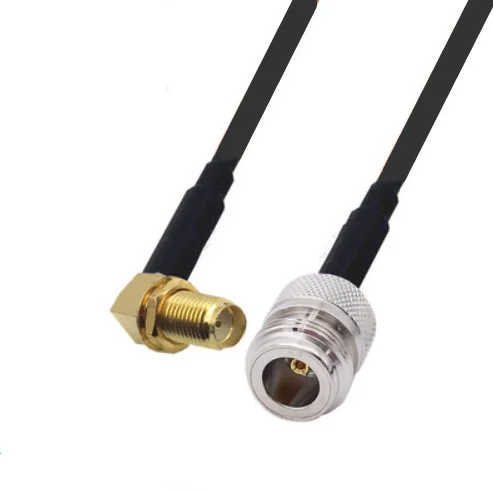 

N Female to SMA Female Right Angle RF pigtail RG174 Jumper cable