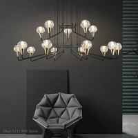 modern led chandelier luxury crystal lights nordic living room dining bedroom hanging lamp luminiare loft decor lighting fixture