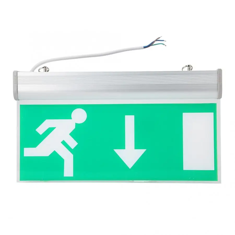 

Acrylic LED Emergency Exit Lighting Sign Safety Evacuation Indicator Light 110-220V For Hotel and Other Public Places