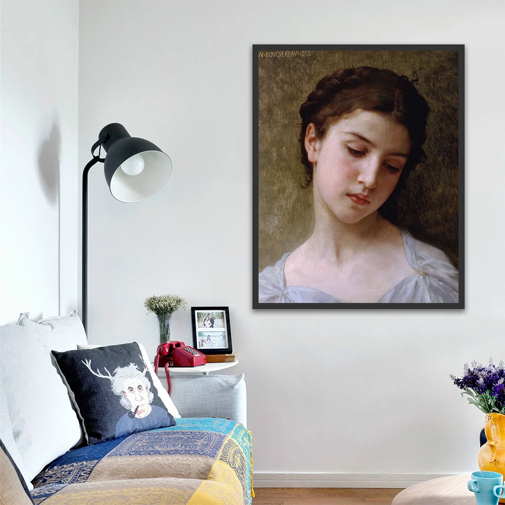 Летний сон холст винтажный постер красивая девушка женщина картина маслом