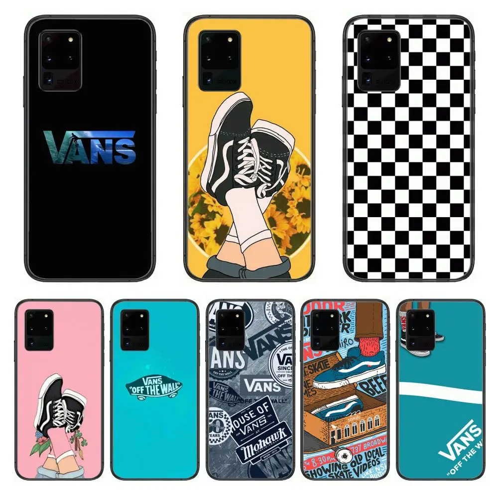 

Vance American brand Phone cover hull For SamSung Galaxy S 6 7 8 9 10 20 21 Plus Edge E note 5G Lite Ultra black soft bumper