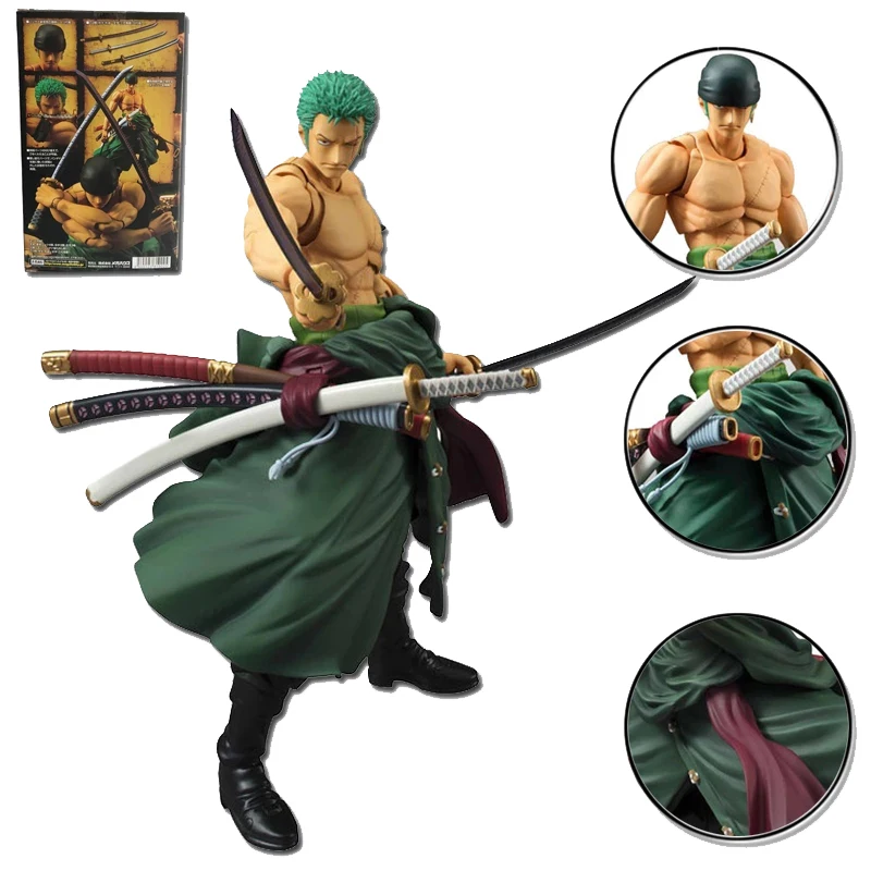 Искусственное японское аниме цельная фигурка ророноа Зоро 2 стиля Боевая версия