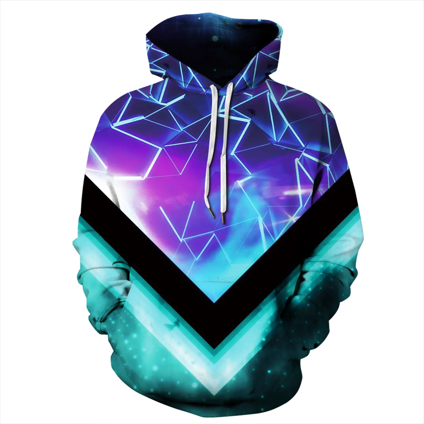 Осень/Зима 2020 Горячая Новинка 3D Толстовка Звездная Радуга Единорог принт