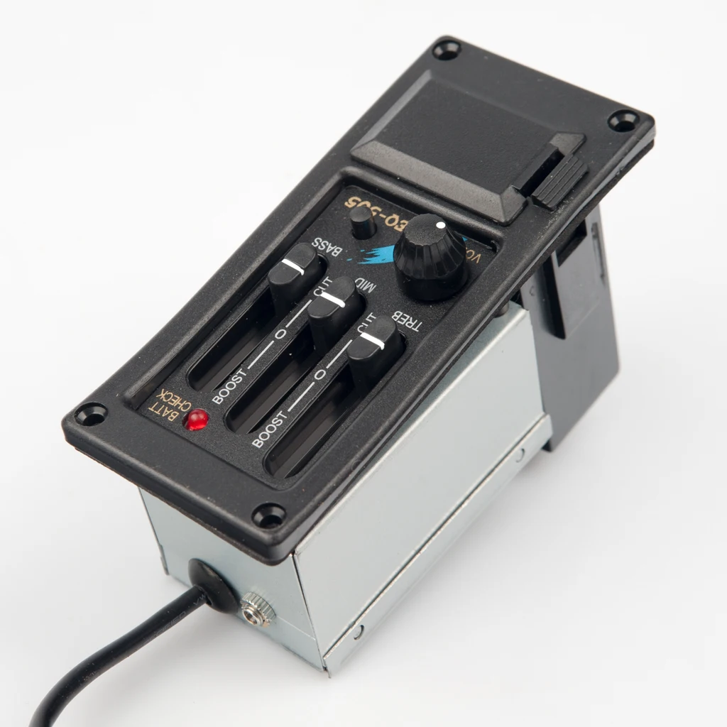 Новый звукосниматель гитары с эквалайзером эквалайзром эквалайзер пьезо для