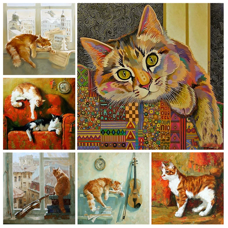 

5D DIY Diamond Painting Animal Picture Square/Round Full Diamond Mosaic Embroidery Cross Stitch Kit Home Decoration