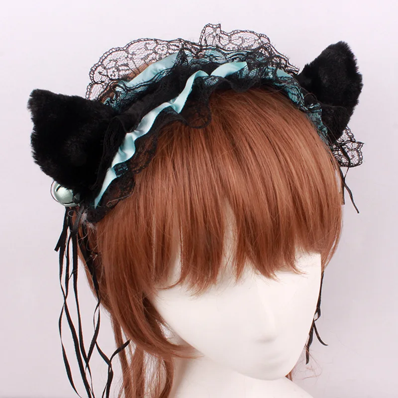 Аниме дьявол рога шпилька Pora повязка на голову Русалка серии супер красивый