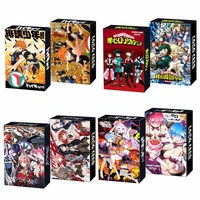 30pcsbox haikyuu my hero academia darling in the franxx re lomo card mini postcard fans gift fans collection