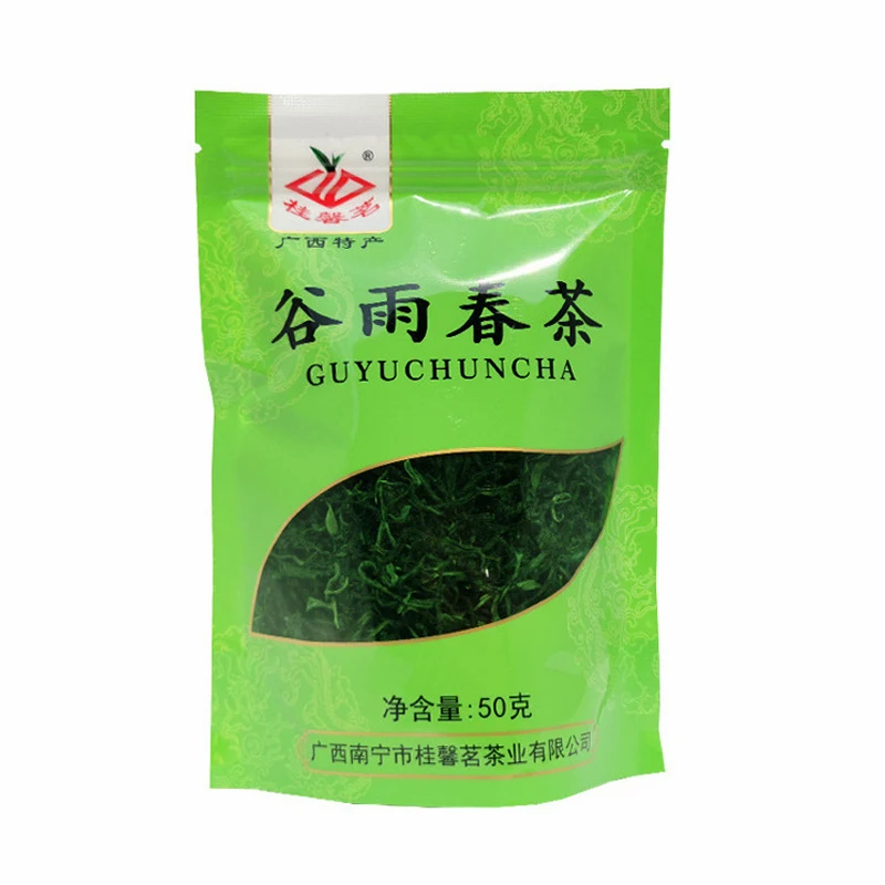 Зеленый китайский чай с зернистой текстурой весна осень высокая гора зеленый