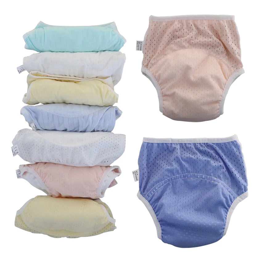 

Baby Diapers Washable Newborn Breathable Diaper Children Cotton Liner Reusable Nappies Cloth Mesh Infants Kids Underwear Nappy