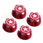 4 шт., автомобильные алюминиевые шестигранные гайки 17 мм для радиоуправляемой машинки, пылезащитные противоскользящие для 18 Traxxas X-Maxx Summit E-Revo ARRMA багги-машинки