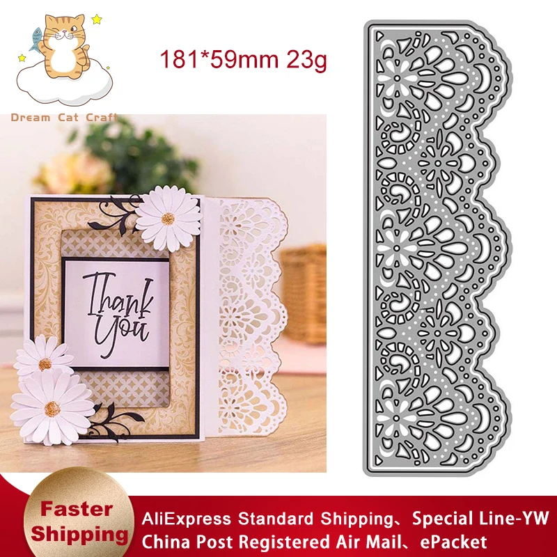 

Цветочные кружева металлические Вырубные штампы для скрапбукинга вырезанные штампы «сделай сам» ремесла для открыток Тиснение Ручной Раб...