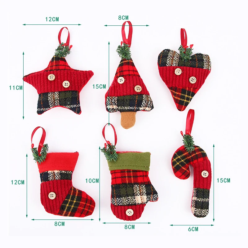 6 шт. креативные Рождественские елки с тростниковым орнаментом вечерние подарки
