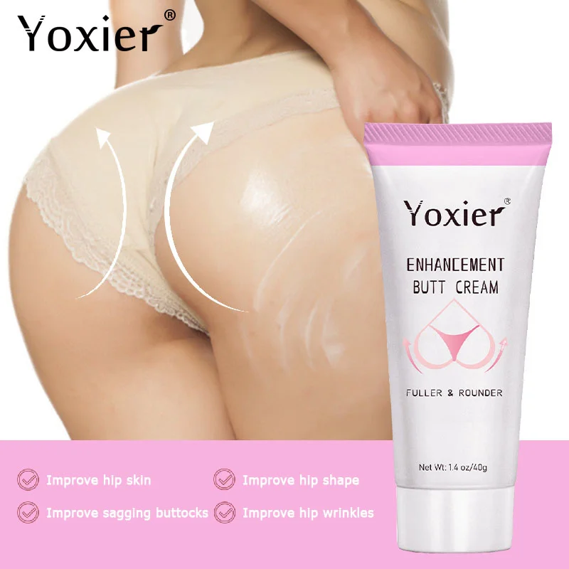 

Yoxier Buttocks Enlargement Cream Enhances Ass Lifting Nourish Sexy Curve Shaping Massage Enhancement Perfect Hip Shape Care 40g