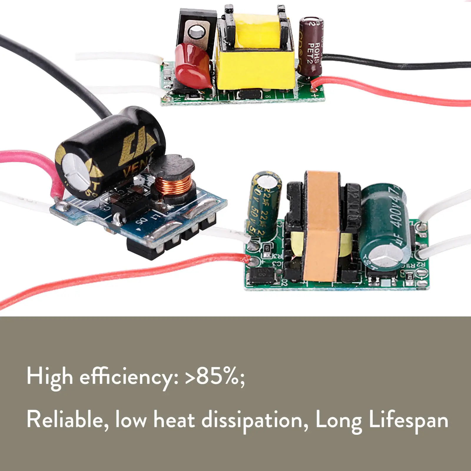 AC 85-265V Supply 200mA 300mA Power LED Driver Constant Current for 3W 4W 5W 7W Light Lamp Bulb Transformers Output 3-12V 12-26V | Лампы и