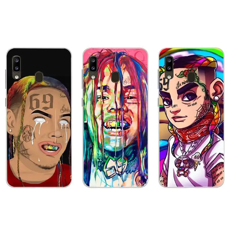 

Tekashi 69 6ix9ine Phone Case For PC-Samsung S5 S6 S7 S8 S9 S10 S20 S21 Edge Plus E Fe Lite Cover