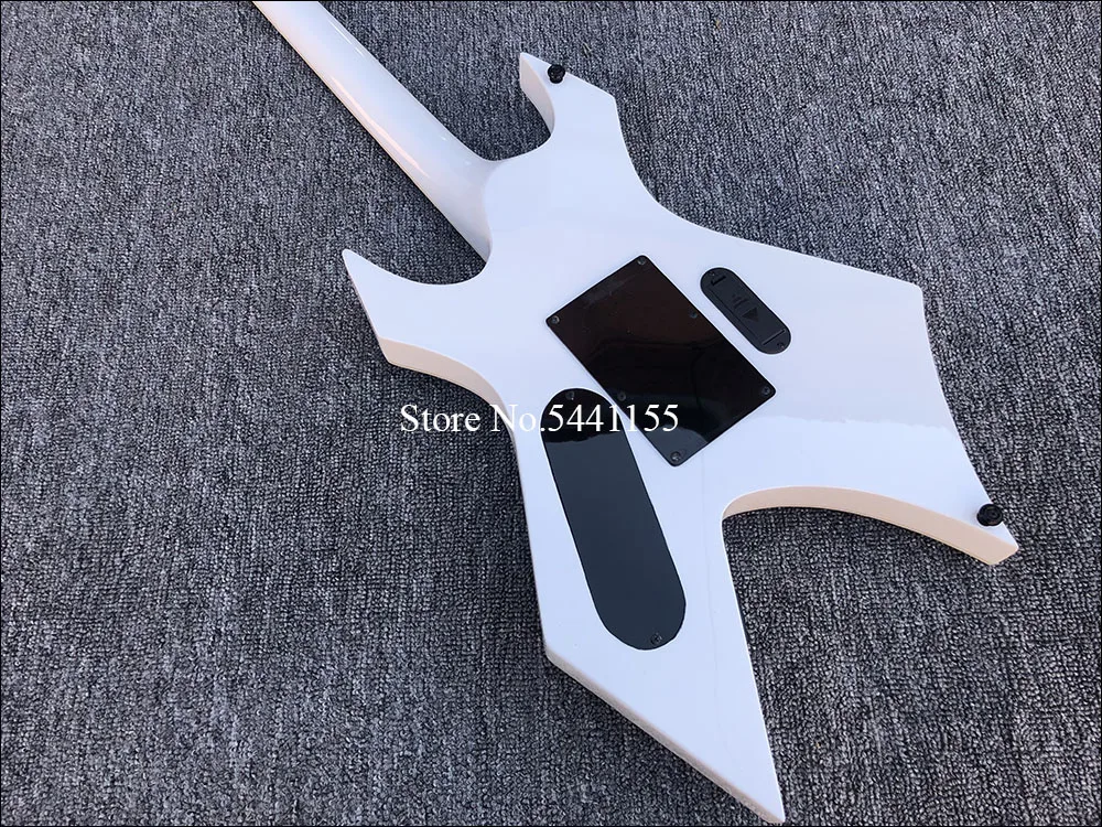 2019 Высококачественная электрическая гитара Floyd rose белая бесплатная